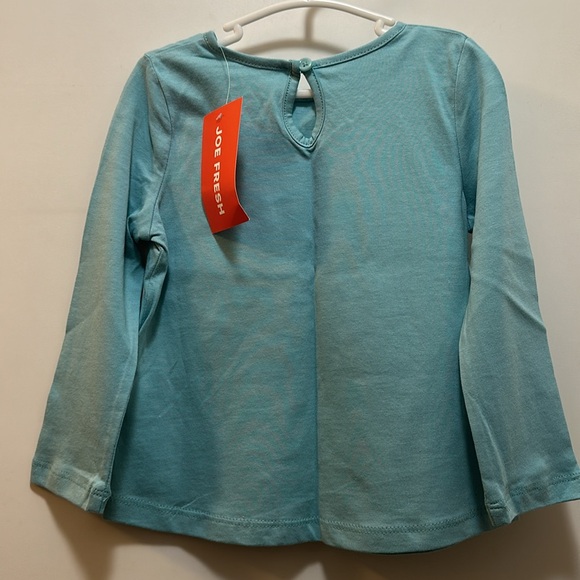 NWT Joe fresh long sleeve top “one in a million” written in glitter size 18-24 - Picture 3 of 5